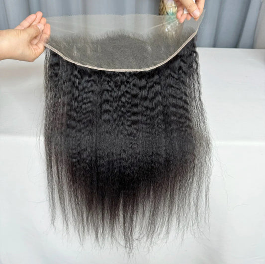 Lace fontale 13x4 Kinky-Cambodgien hair