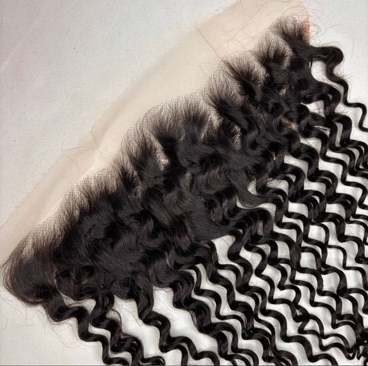 Lace frontale deep curl-Cambodgien hair