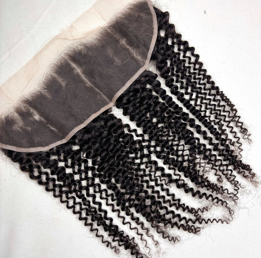Lace Frontale Jerry curl-cambodgien Hair
